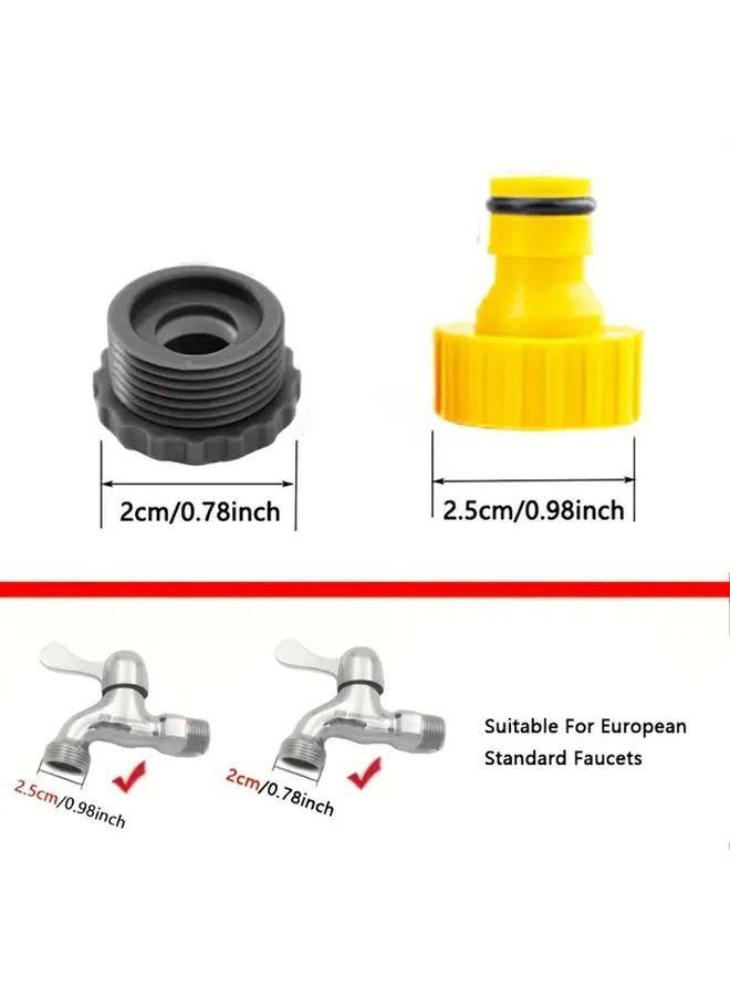 High Pressure Car Wash Gun with 3 Spray Tips 500cm Hose Set European Faucet Connector - Image 3