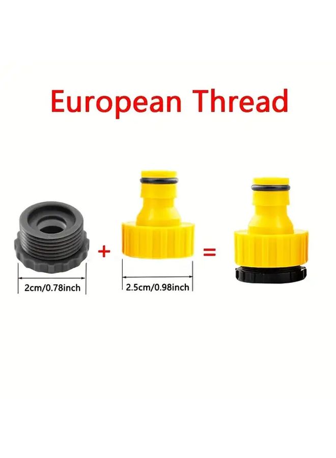 High Pressure Car Wash Gun with 3 Spray Tips 500cm Hose Set European Faucet Connector - Image 2