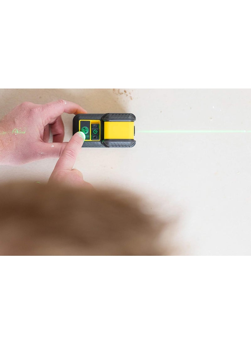 Stanley STANLEY STHT775941 360 Degree Green Beam Cross Line Laser with 25 m Working Range  - Image 5