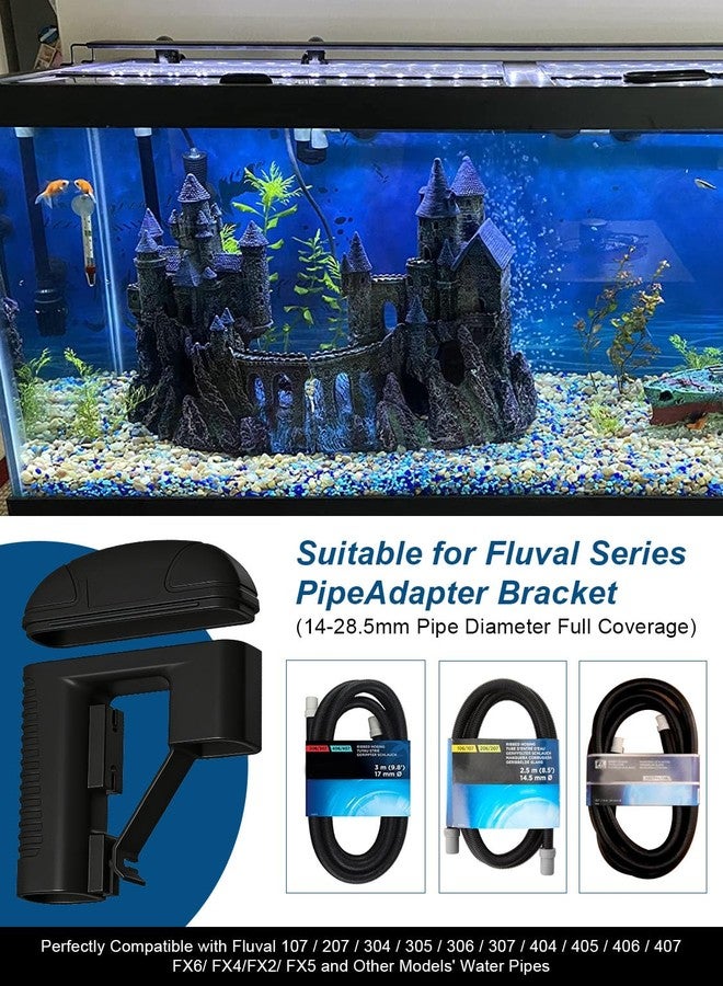LWPLWA Rim Connector for Fluval 107 207 304 305 306 307 404 405 406 407 FX6 FX5 FX4 FX2,Aquarium Hose Rim Clip, Ribbed Hosing Bracket - 2 Pack - Image 4