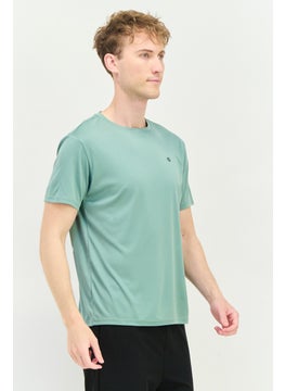 RBX Men Sportswear Fit Short Sleeves Training T-Shirt, Iceberg Green  - Image 3
