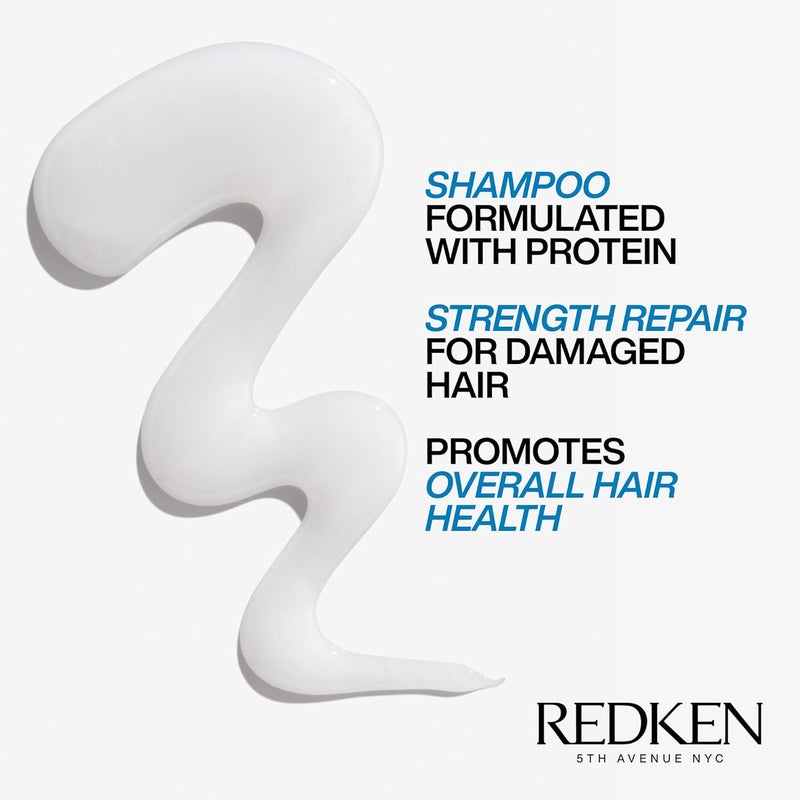 Redken Extreme Shampoo  Strengthen  Repair Damaged Hair For Damaged Hair Infused With Proteins - Image 3
