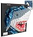 Loyratche Shark Animal 3D Wall Art Micro Mini Building Blocks Set Unique Home Wall Decor or Table Display Ideal Birthday Toy for Adults - Image 2