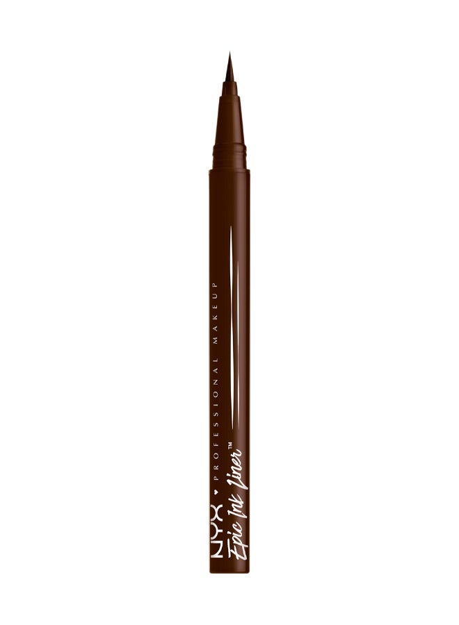 نيكس بروفيشنال ميك أبك بروفيشنال ميك أبك آيلاينر سائل مقاوم للماء Milk Chocolate Vegan Formula Intense Pigment