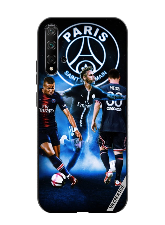 VR CREATIVE Protective Case Cover For Huawei Nova 5T Player Football Design Multicolour - Image 1