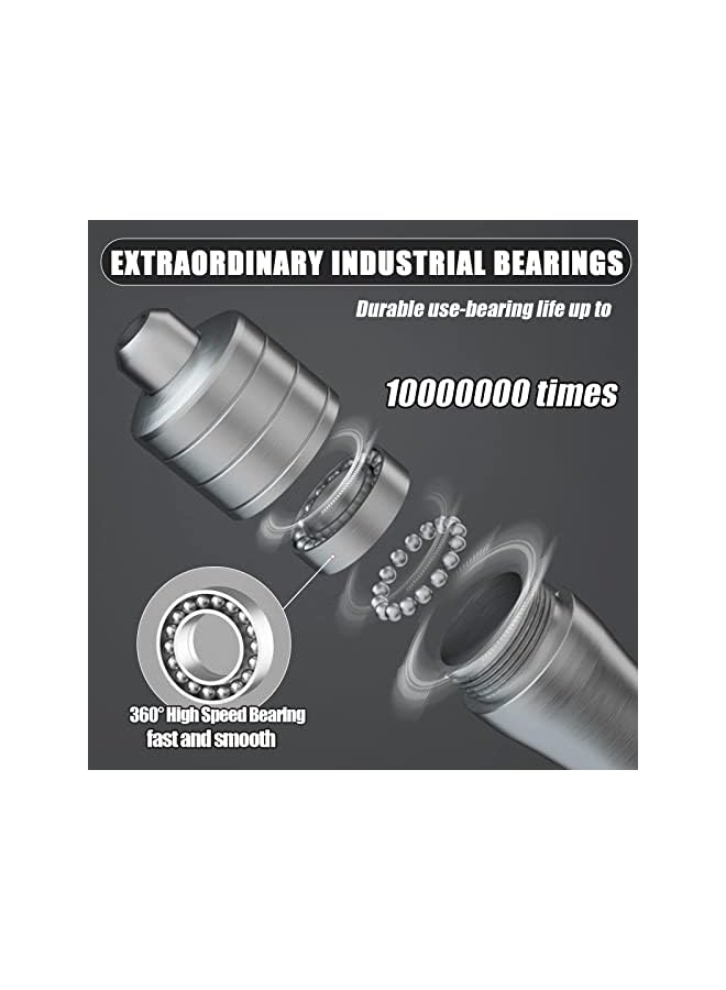 PROMASS Adjustable Tpu Wire Rope Professional Skipping Rope, Skipping Rope With Bearing Comfortable Silicone Handle For Workout Boxing Home Gym, Black - Image 4