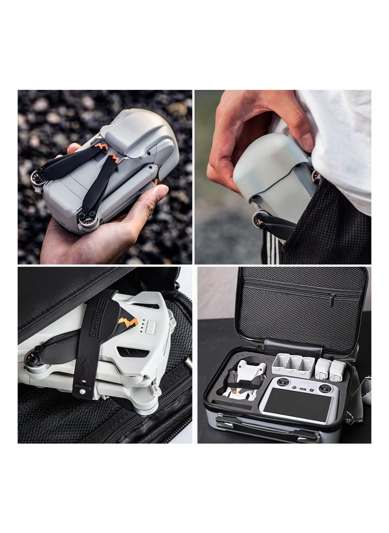 ملحقات DJI Mini 3 Pro، حزام واقي وواقي حامل المروحة DJI Mini 3 Pro ومثبت المروحة، غطاء عدسة واقي جيمبال لملحقات طائرة بدون طيار DJI Mini 3 Pro RC