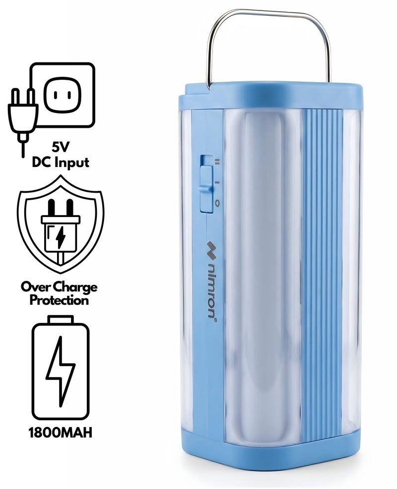 nimron Rechargeable Emergency LED Lantern – 84 PCS SMD LED, Dual 1800mAh Battery, Overcharge Protection, Portable Light for Home & Camping – 2 Year Warranty - Image 1
