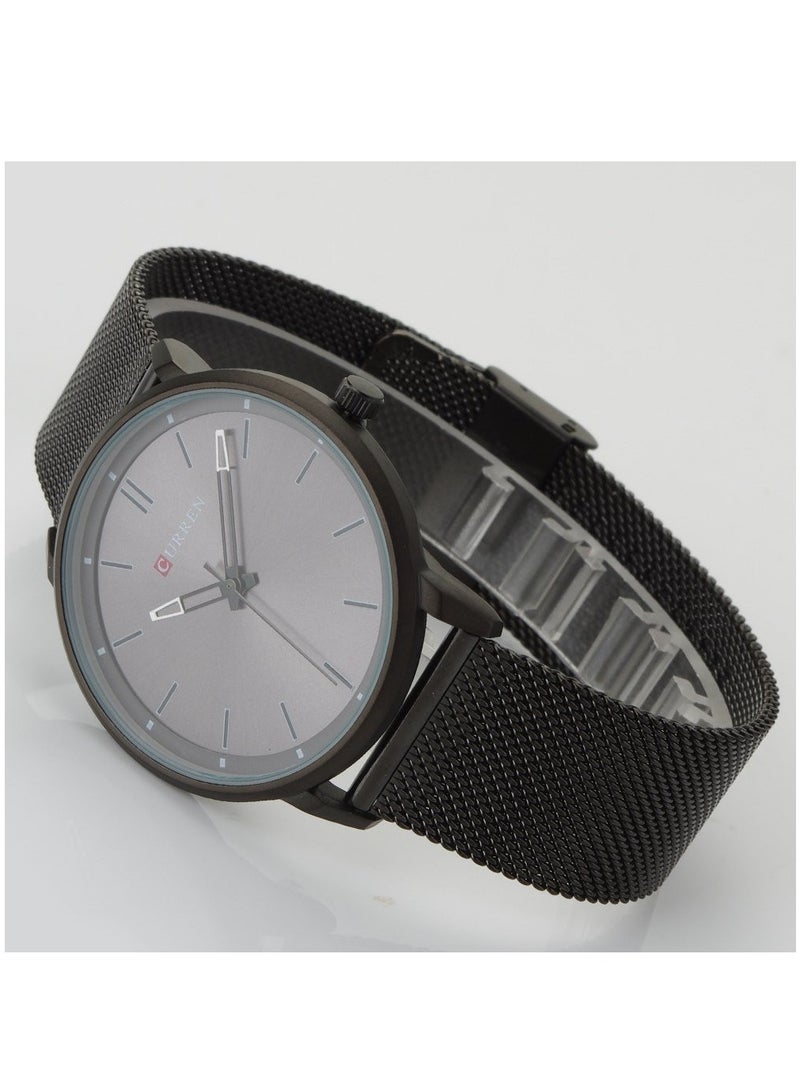 كارين ساعة عادية للرجال الفولاذ المقاوم للصدأ الرقمي أسود -8233 - Image 5