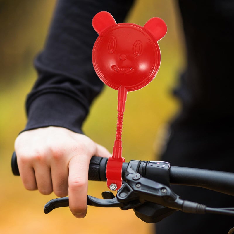 4PCS Bike Handlebar Mirrors Red Plastic Rearview Reflective Mirrors for Bicycle and Scooter - Image 5