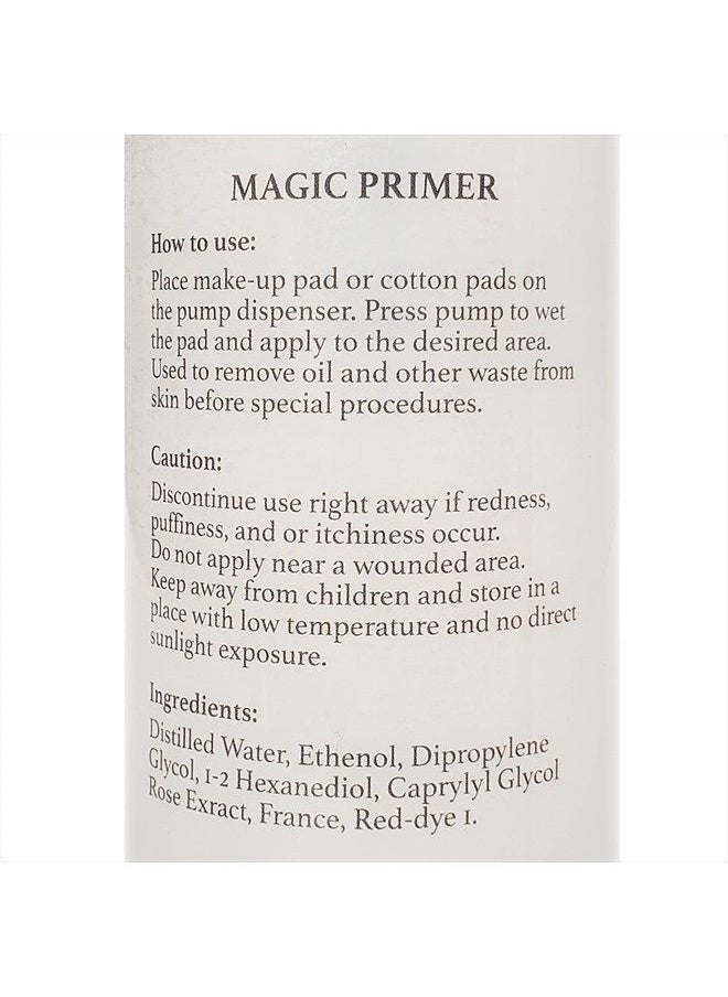 Amber Lash - Magic Primer (6.0 fl.oz/180ml) Super Gentle Eyelash Extension Primer to Increases Adhesive Strength and Bonding Retention on Natural Lashes, Remove Makeup Residue, Oil, and dust from lashes - Image 1