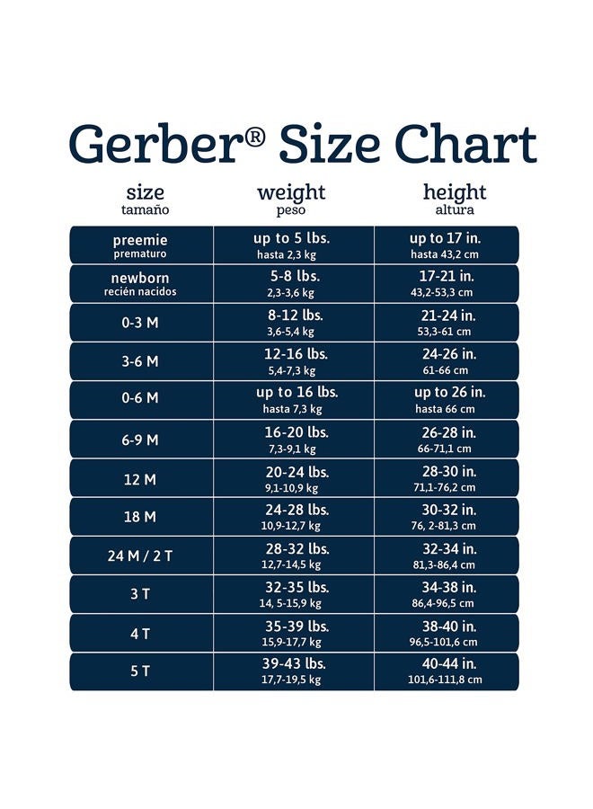 Gerber Baby 5-Pack Solid Onesies Bodysuits, White, 4T - Image 5