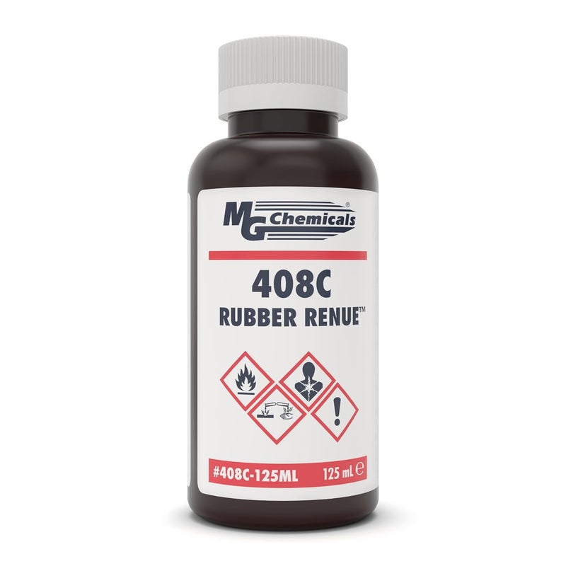 408C Rubber Renue، تجديد واستعادة الأحزمة المطاطية والألواح والبكرات، زجاجة سائلة 125 مل - Image 1