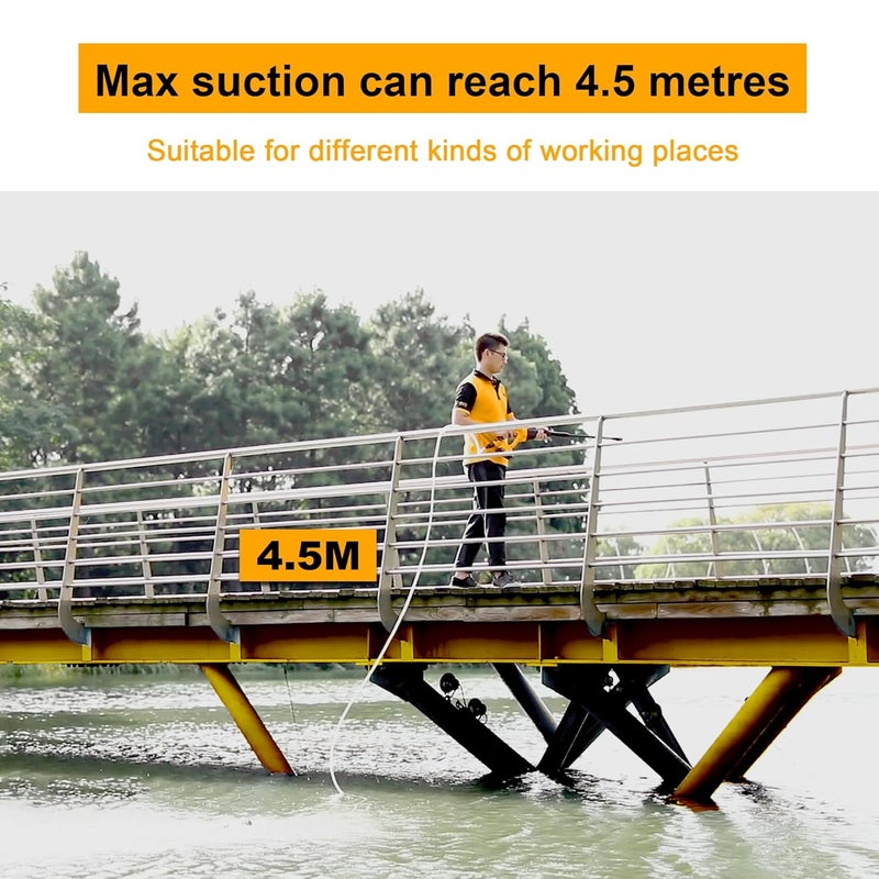 INGCO Cordless Pressure Washer with Battery and Charger Auto Stop System Multipurpose Cleaning Tool Like High Level Ceiling Car Washing and Gardening Fertilizers Floor Cleaning - Image 5