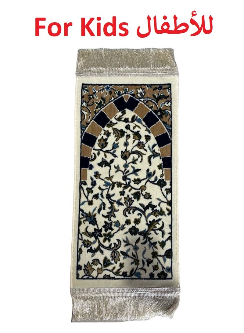 سجادة صلاة سجادة صلاة فاخرة ومريحة بسمك 4 ملم مقاومة للانزلاق للأطفال