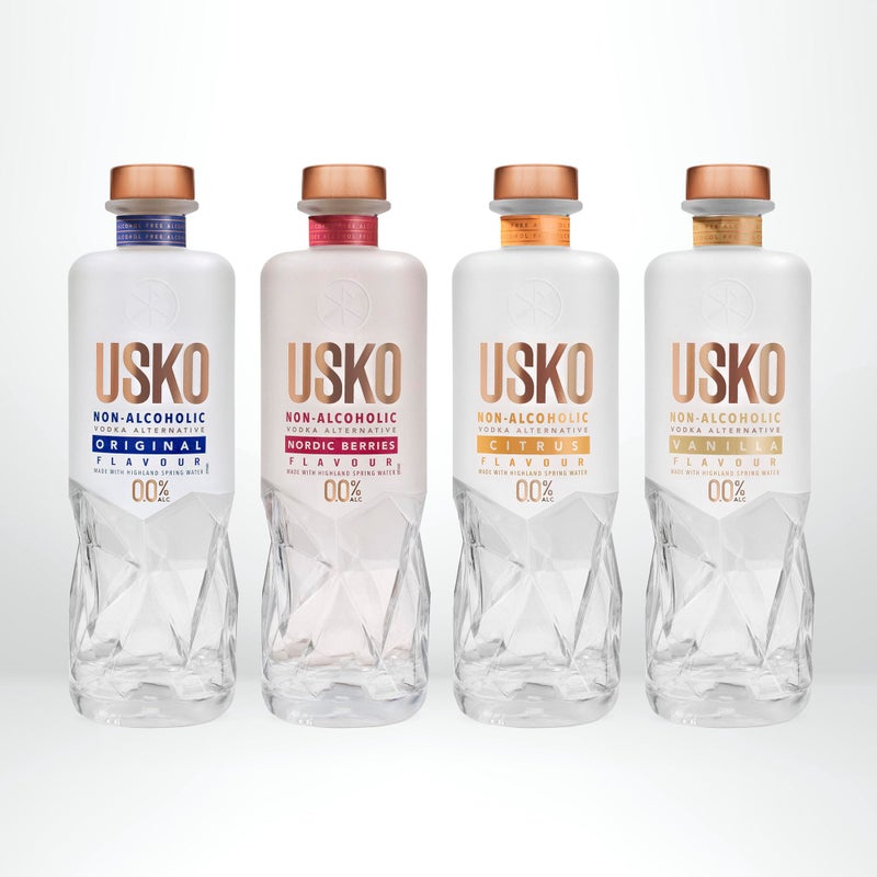 USKO Citrus Non Alcoholic Vodka, Award Winning 0.0% ABV Non Alcoholic Spirits With a Lemon Lime Twist and a Cool Cucumber Breeze - Halal, Low Sugar, Vegan and Gluten-Free, Part of the Spirits of Virtue Range (700ml) - Image 5