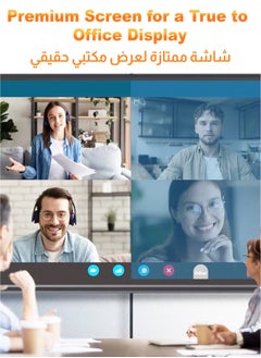 يو إل اتش واي سي شاشة عرض محمولة قابلة للطي مقاس 100 بوصة 16:9 مع حامل ثلاثي القوائم وحقيبة حمل للاستخدام الداخلي والخارجي في المسرح المنزلي والسينما والسفر  - Image 5