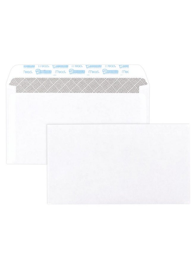 Mead - Envelopes, Self Seal, Self Adhesive Closure, #6-3/4 Small Envelopes, Self Seal, Security Printed Lining For Privacy, 500 Per Box (742021) - Image 1