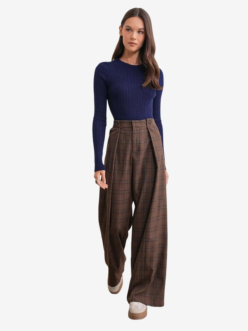 MixRay Mixray Soft Textured Ribbed Fitted Top