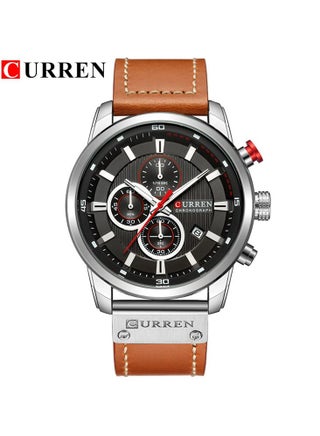 Men's Quartz Watch Waterproof, Leather Strap, 8291 - pzsku/Z26AC81D0F47E9F247A0CZ/45/_/1740385956/a712fc76-c4a4-4d28-9382-9ebd4a678187