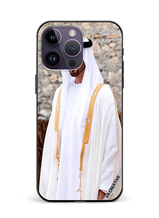 VR CREATIVE Protective Case Cover For Apple iPhone 15 Pro Max Sheikh Mohamed Bin Zayed Al Nahyan Design Multicolour - Image 1
