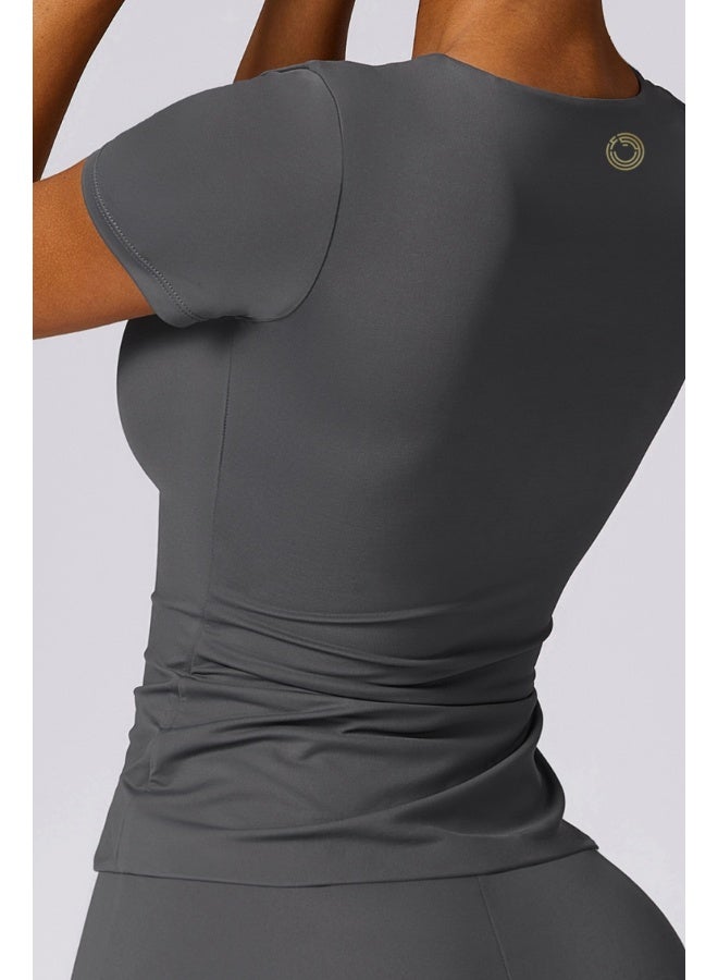 KAWN.YOGA KAWN YOGA Womens Short Sleeves Shirt.  - Image 5