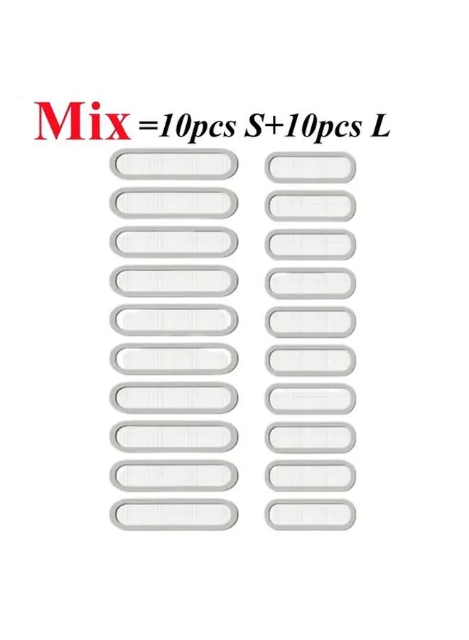 20 قطعة ملصقات رقيقة عالمية مضادة للغبار للهاتف مزيج ألوان مكبر الصوت - Image 1