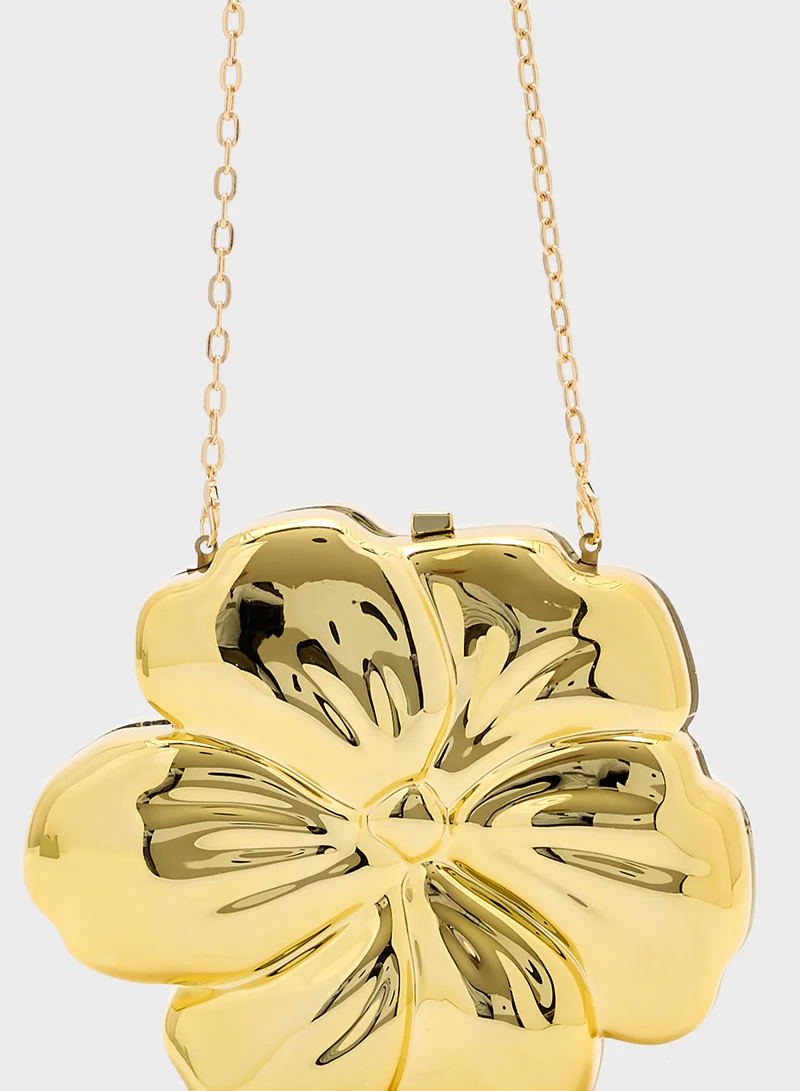 Ginger Floral Clutch Bag