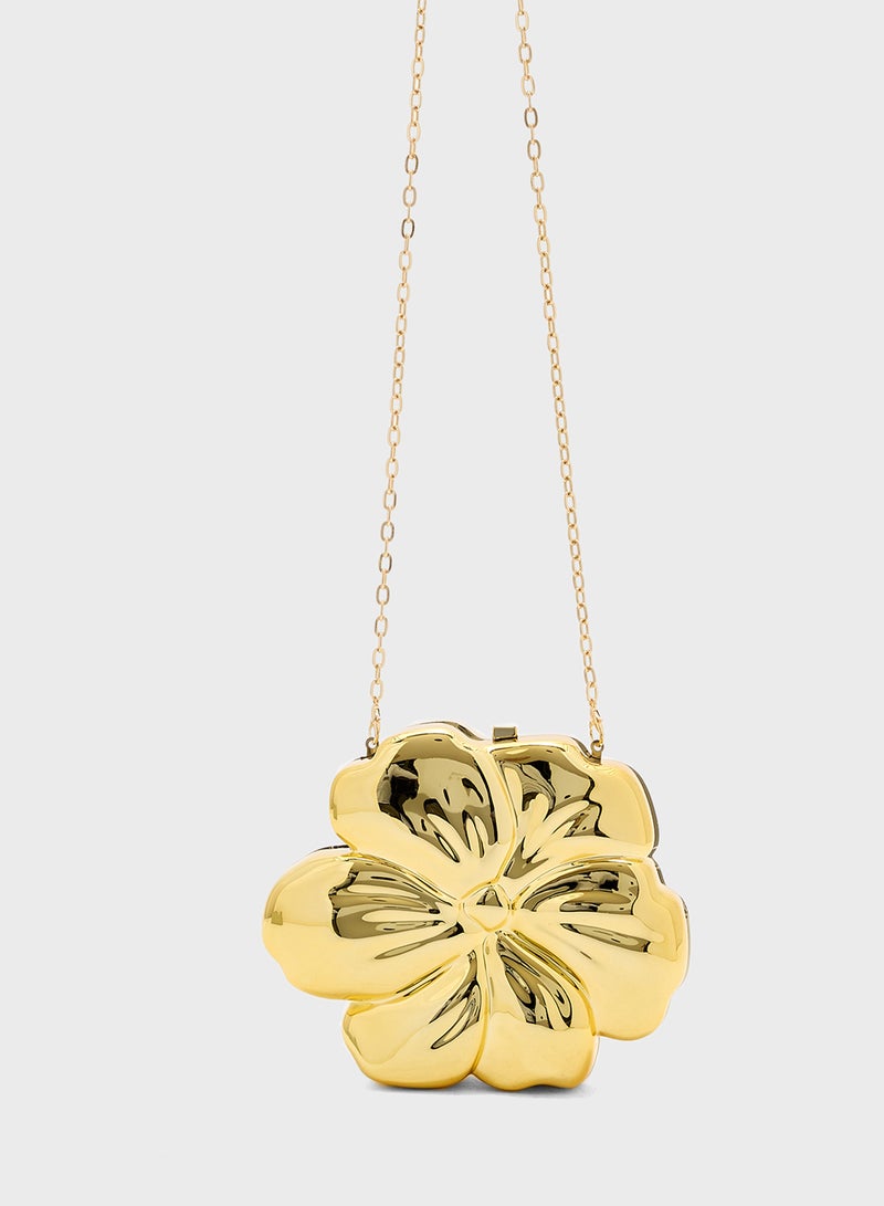 جينجر حقيبة يد نسائية مزينة بالزهور - Image 2