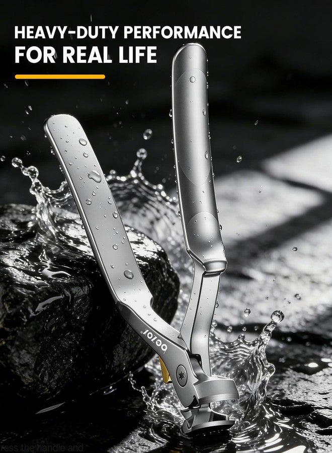 BEZOX Long Handle Toe Nail Clippers for Seniors for Thick Nails - Image 4