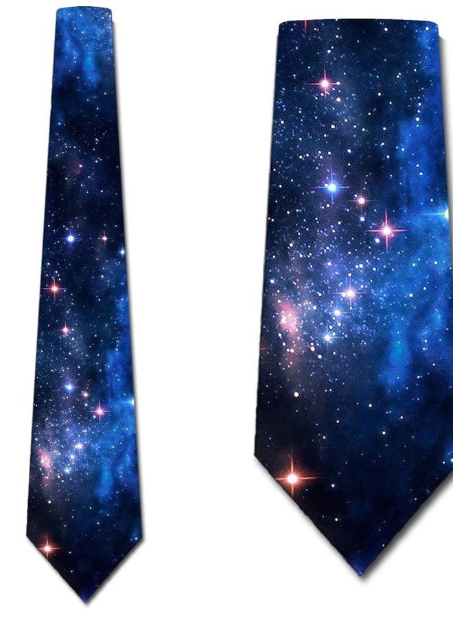 Three Rooker Space Ties Mens Outer Space Galaxy Necktie - Image 2