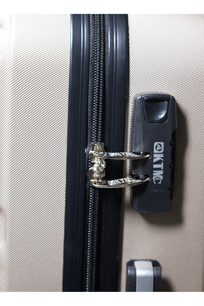 KTMC ABS Luggage 20 inches Carry-On Suitcases, KTMC-9191 Champagne - Image 5