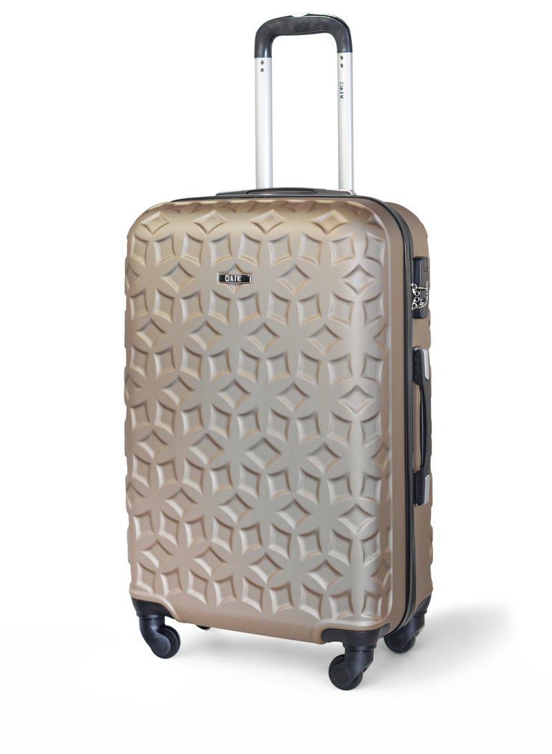 KTMC ABS Luggage 20 inches Carry-On Suitcases, KTMC-9191 Champagne - Image 1