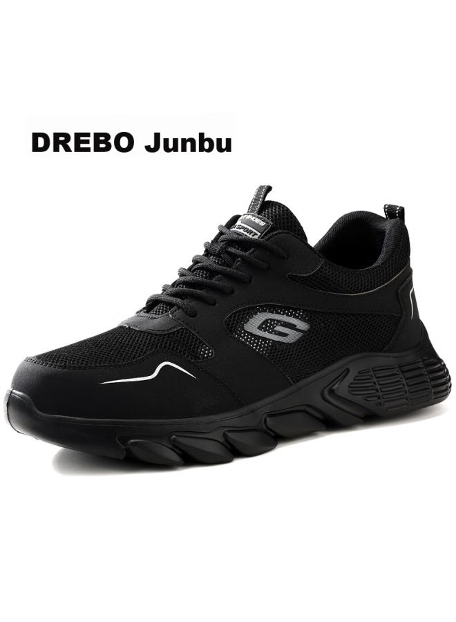 JUNBU Men'S Steel Toe Safety Shoes Anti-Smashing Anti-Piercing Shock Absorbing Breathable Work Safety Shoes 0217T 41 - Image 5