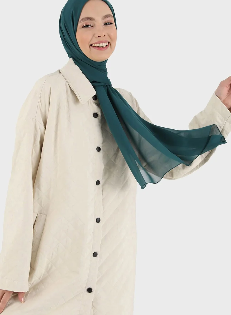 Tuva Shawl by Modanisa Chiffon Lightweight Scarves