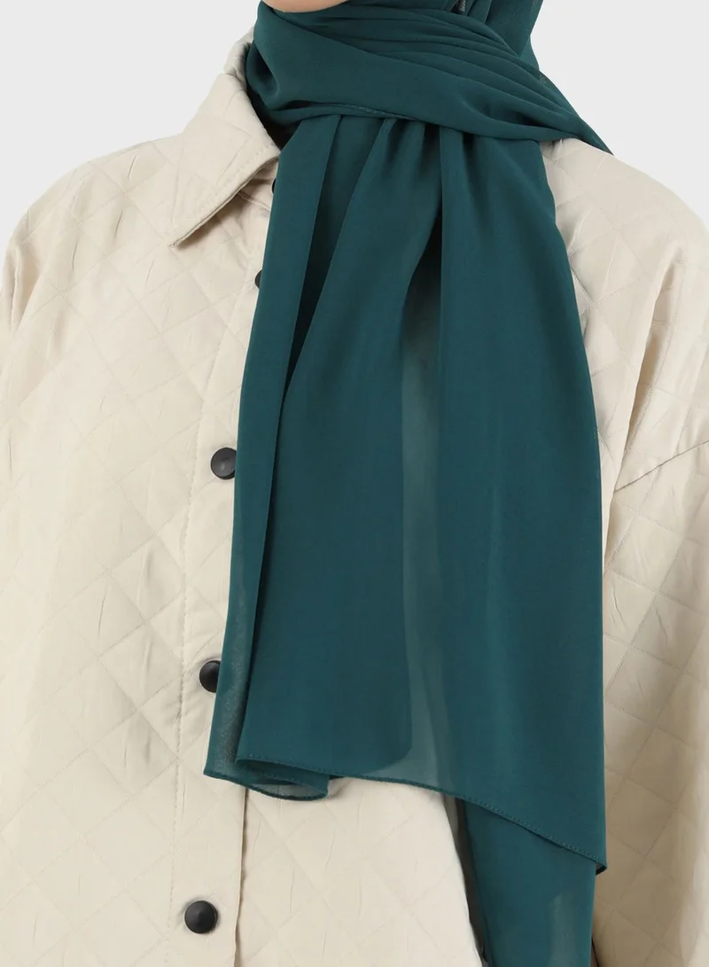 Tuva Shawl by Modanisa Chiffon Lightweight Scarves