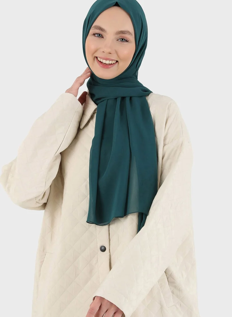 Tuva Shawl by Modanisa Chiffon Lightweight Scarves