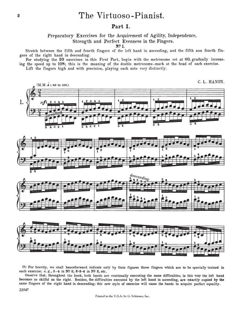 The Virtuoso Pianist in Sixty Exercises for the Piano: Book 1 (Schirmer's Library, Volume 1071) - Image 4