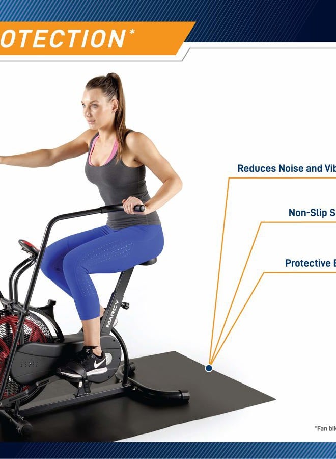 Marcy Fitness Equipment Mat And Floor Protector For Treadmills, Exercise Bikes, And Accessories Mat-366 (78" X 36" X 0.25" Thickness) - Image 5