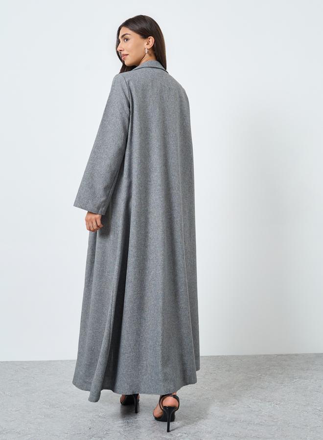 أميرة عباية مفتوحة من الامام بياقة بشق - Image 4