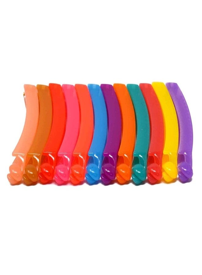 imioxo Daily use Stylish Banana Hair Clutch/Claws/Clips for Girls and Women Combo of 12 Pieces(IMI_BN10) - Image 2