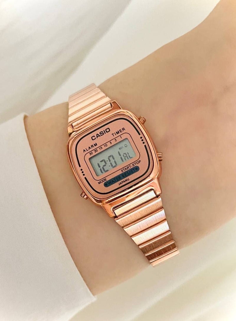 كاسيو ساعة  كلاسيك صغيرة الحجم - متانة عالية ومزايا متعددة AK - Image 2