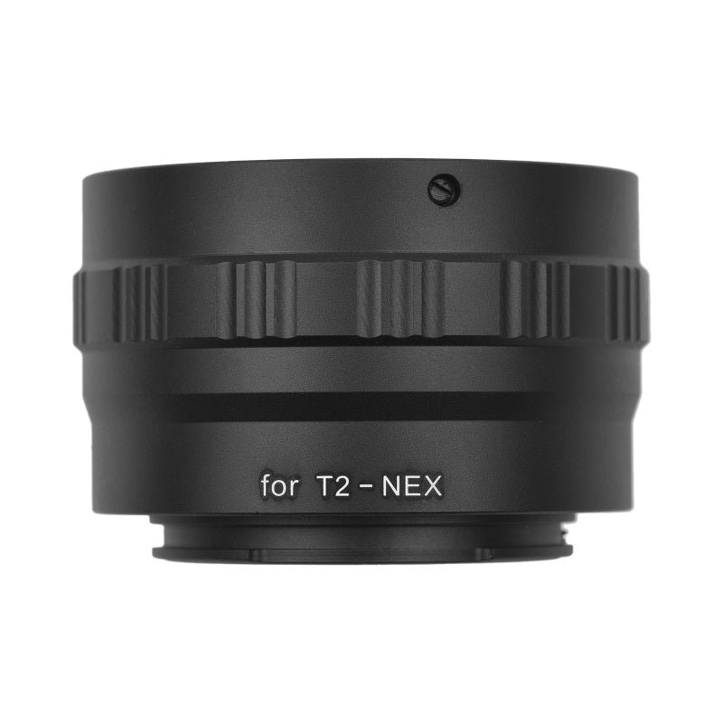 حلقة محول حامل العدسة المعدنية T2-NEX - محول عدسة حامل T/T2 بديل لآلات التصوير بدون مرآة من نوع Sony NEX E-Mount مثل NEX-7/NEX-6/NEX-5/NEX-5C/NEX-5N/NEX-5R/NEX-5T/NEX-3/NEX-C3/NEX-F3/NEX-3N - Image 5