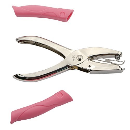 IZTOSS Handheld 1/16 Inch Paper Punch with Pink Handle, 1 Hole Punch, Small Hole Punch for Kids and Adults - Image 4