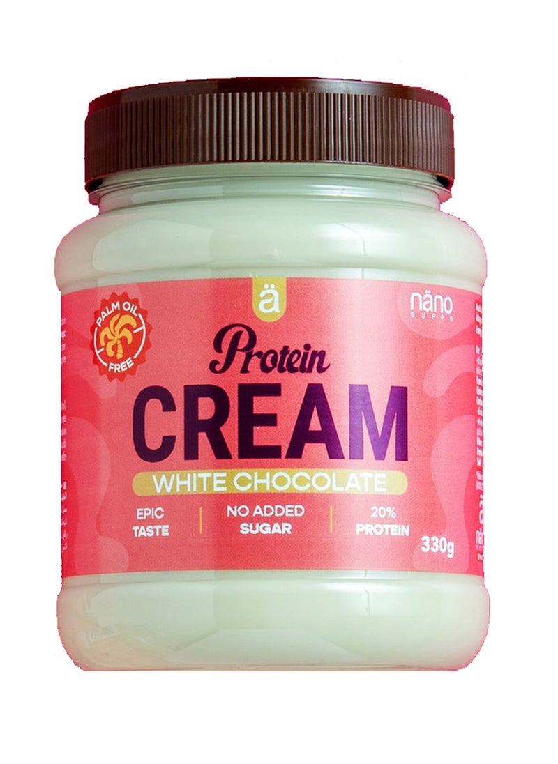 NanoSupps Cream Protein Spread - White Chocolate - (330g)  - Image 1