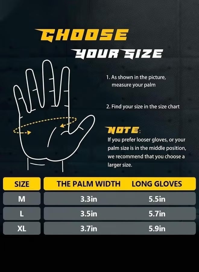 Cuken GymHand Gloves with Anti-skid and Wear-resistant, Comfortable Exercise and Breathable Gym with Velcro, Weight Lifting Gloves, Black XL - Image 3