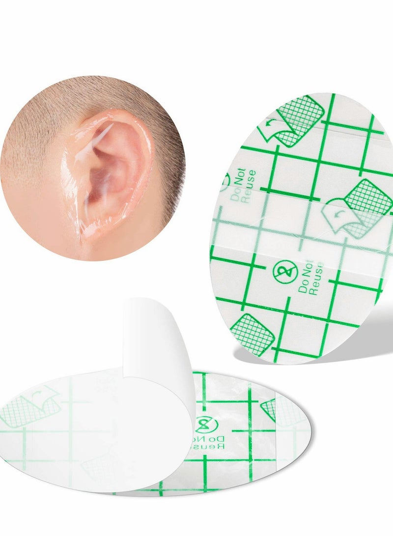 SYOSI Waterproof Ear Stickers, Baby Waterproof Ear Protector, Newborn Ear Protection for Swimming Showering Surfing Snorkeling and Other Water Sports Kids Size（100 Pack） - Image 1