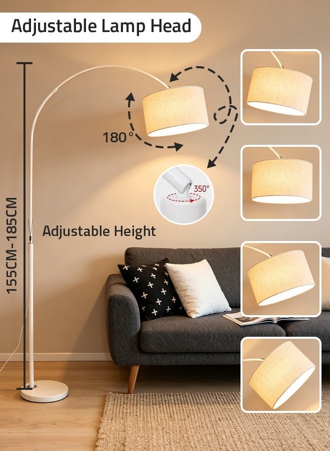 Sharpdo Modern Long Lamp Remote Control Floor Lamp, Tall and Long Lamp for Living Room Bedroom Adjustable Length Hanging Lamp Holder 185x90cm, LED 3 Light Colors Dimming Brightness Room Light - Image 3
