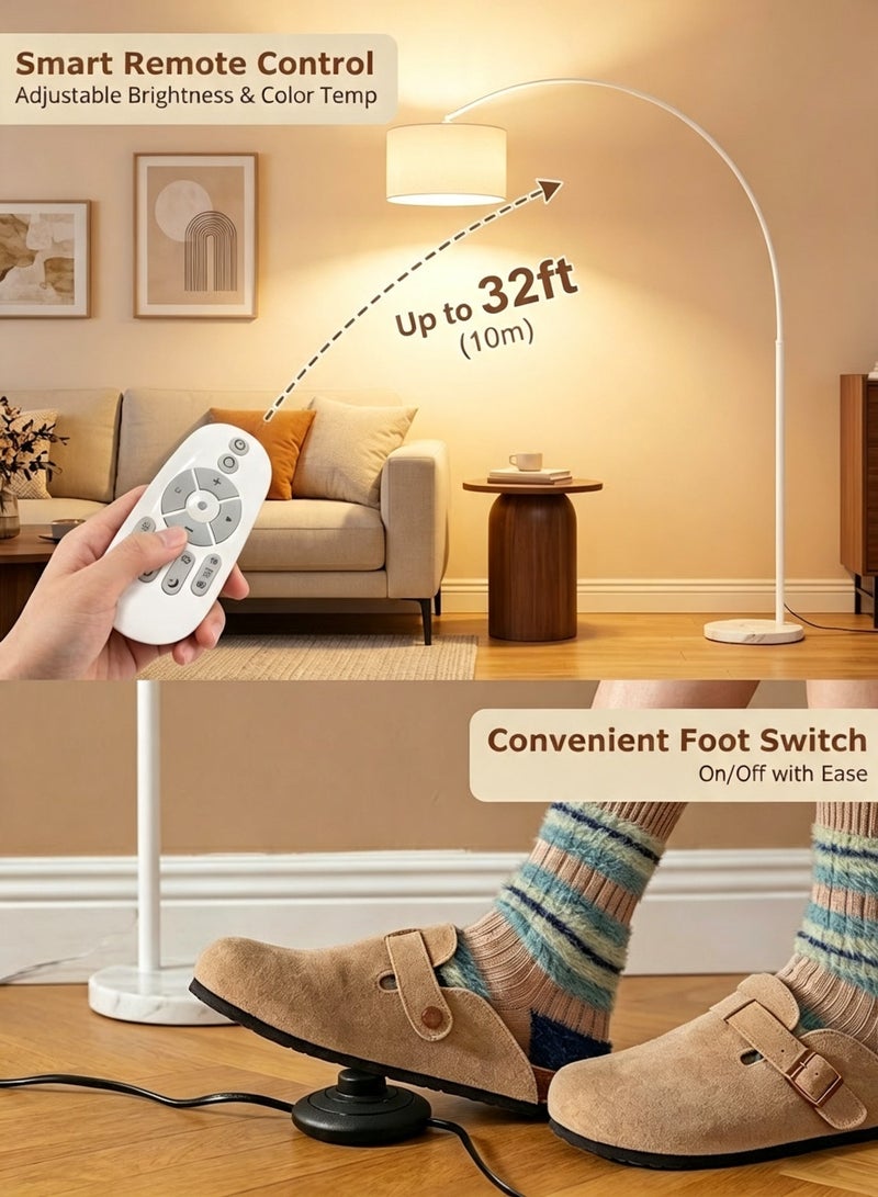 Sharpdo Modern Long Lamp Remote Control Floor Lamp, Tall and Long Lamp for Living Room Bedroom Adjustable Length Hanging Lamp Holder 185x90cm, LED 3 Light Colors Dimming Brightness Room Light - Image 2