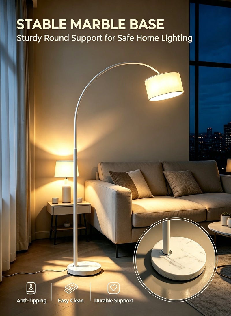Sharpdo Modern Long Lamp Remote Control Floor Lamp, Tall and Long Lamp for Living Room Bedroom Adjustable Length Hanging Lamp Holder 185x90cm, LED 3 Light Colors Dimming Brightness Room Light - Image 4